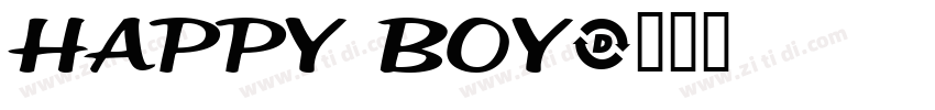 Happy Boy字体转换